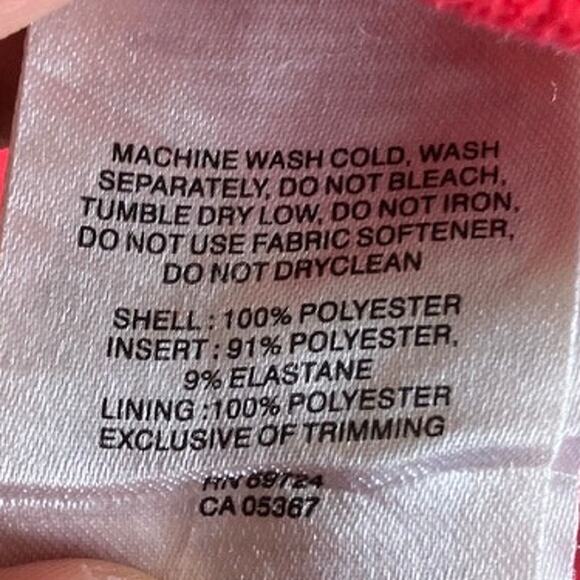 Columbia Womens Vest Jacket Red Fleece Zipped Pockets Full Zip Stretch XL - Picture 7 of 12